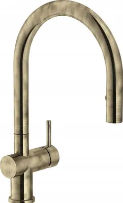 Produktbild von Franke 115.0554.566 Küchenarmatur Bronze Hochdruck mit ausziehbarer Metallbrause