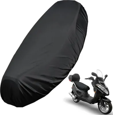 Produktbild von Wasserdichte XL Motorradsitzbezug - Schutz gegen Wetter und Schmutz - Geeignet für Roller und Mofas