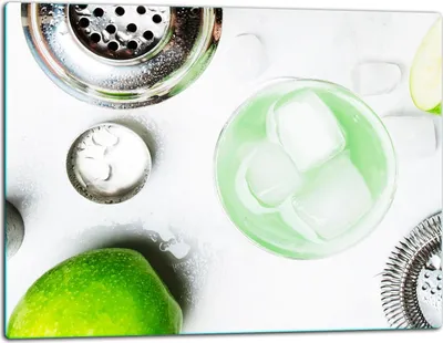 Produktbild von Glasschneidebrett Herdabdeckplatte Glaskeramikkochfeld Universal 52x40 cm Eis Obst