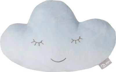 Produktbild von roba Kuschelkissen 'roba Style' Wolke Hellblau/Sky, flauschiges Dekokissen für Baby- & Kinderzimmer