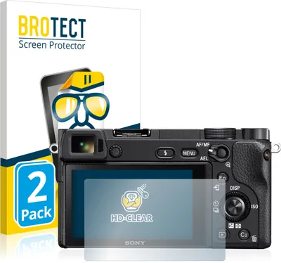 Produktbild von 2x Für Sony Alpha 6300 Schutzfolie BROTECT Displayschutz Display Schutz Folie Klar Transparent