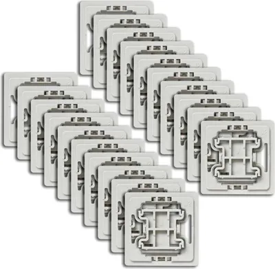 Immagine prodotto di Set di adattatori Homematic Jung J2, set di 20 pezzi
