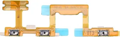 Image de Clappio, câble flexible pour le bouton d'alimentation et le contrôle du volume, compatible avec Huawei P40 Lite, couleur or
