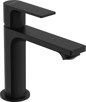 Zdjęcie produktu dla Hansgrohe Rebris E bateria umywalkowa Coolstart z matą do mycia w kolorze czarnym