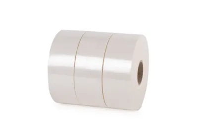 Produktbild von Geschenkband Ringelband 31mm x 100m Rolle Weiß