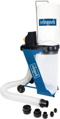 Produktbild von Werkstattsauger Scheppach DC500, 75L Tank, 550W, 1150 m³/h Saugleistung, mit 6 Adapter