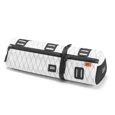 Immagine prodotto di ROCKBROS Borsa bici 4 in 1 Borsa doppia Borsa manubrio Borsa telaio Borsa idrorepellente e robusta, Borsa bici Borsa multifunzione 2L Bianco