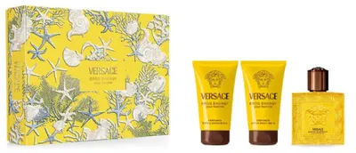 Produktbild von Edp Spray 50ml/Shower Gel 50ml/Aftershave Balm 50ml Versace Eros Energy Giftset