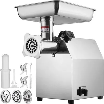 Image de Hachoir à viande électrique 1100 W en acier inoxydable argenté