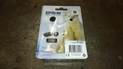 Produktbild von Epson Polar bear Singlepack Black 26 Claria Premium Ink, Standardertrag, Schwarz, Tinte auf Pigmentbasis, 6,2 ml, 1 Stück(e), 220 Seiten