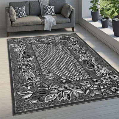 Obrázek produktu pro Vzorovaný koberec 200x300 cm LUKEN - šedý
