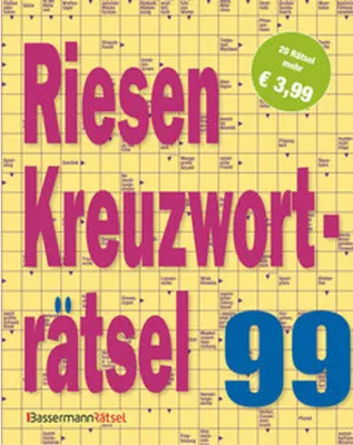Obrázek produktu pro Riesen-Kreuzworträtsel 99 (5 Exemplare à 3,99 EUR)
