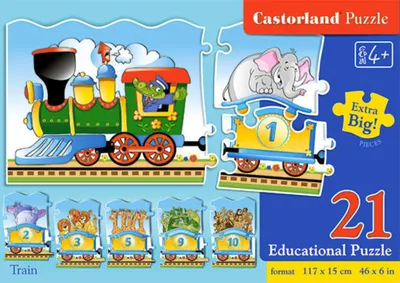 Produktbild von Castorland Train  Puzzle 21 Teile   E-135