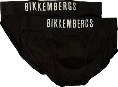 Immagine prodotto di Slip uomo BIKKEMBERGS confezione 2 capi elastico a vista cotone elasticizzato underwear articolo BKK1USC10BI bi-pack briefs, L - EU L - US M - FR 4, Cotone 95%,Spandex 5%