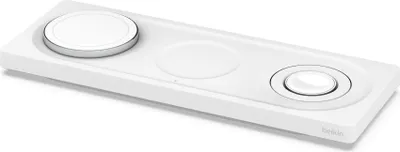 Produktbild von Belkin BOOST Charge 3in1 drahtl. Ladepad MagSafe iPhone 12/13 ws.