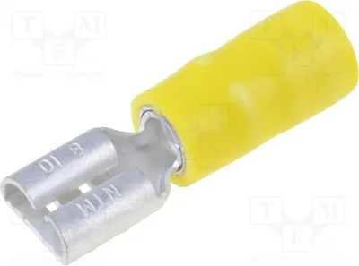 Obrázok produktu pre 5x Konektor: plochý, 3,5 mm², samica 6,3 mm, 0,8 mm, pripojovací systém TMDV 630855-F, izolovaný