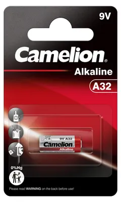 Produktbild von Camelion 11050132, Wiederaufladbarer Akku, LR32A, Alkali, 9 V, 1 Stück(e), 26 mAh