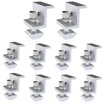 Solarmodul-Endklemmen 10er-Pack, Alu, 30 mm, Z-Halter
