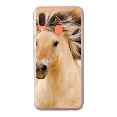 Produktbild von MuchoWow® Handyhülle Schutzhülle Hülle für Samsung Galaxy A20e Pferde - Tiere - Mähne - Porträt Silikon Softcase Handy Hülle - Abdeckung