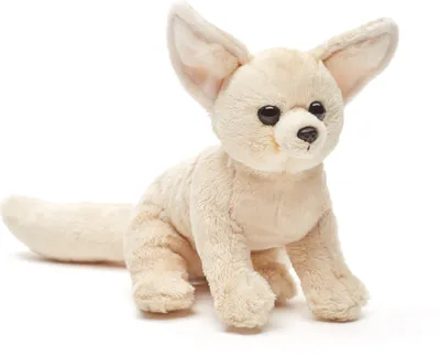 Produktbild von Uni-Toys - Wüstenfuchs-Baby, Fennek - 18 cm (Höhe) - Plüsch-Fuchs - Plüschtier, Kuscheltier