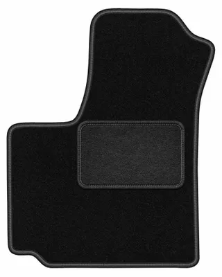 Produktbild von Fahrermatte Velours für FIat Doblo I 2000-2009 (Kombivan) – 1-tlg, Schwarz, passgenau – Wielganizator LUX