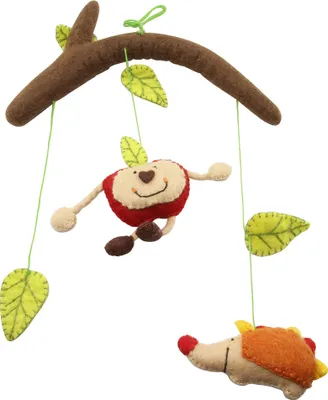 Produktbild von Mobile - Filz - Apfel und Igel