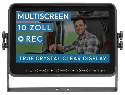 Produktbild von 10" Rückfahrmonitor QUADVISION 10 PRO - 13170