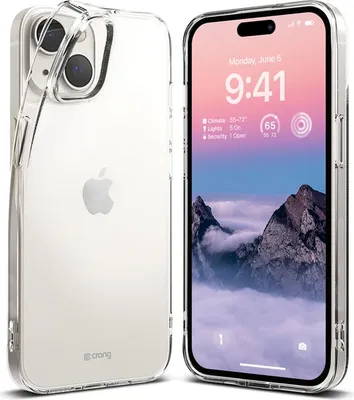 Image de Crong Crystal Slim Cover Apple iPhone 14 Plus / 15 Plus (Transparent)