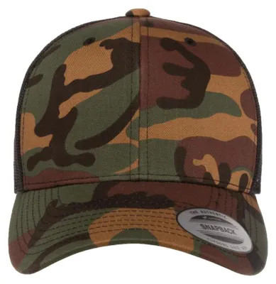 Image de Casquette Flexfit « YP Classics Retro » TN912 (taille unique) (camouflage noir)