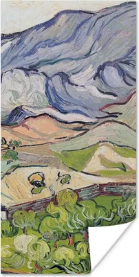 Produktbild von MuchoWow® Poster Die Alpen - Vincent van Gogh 20x40 cm - Plakat - Foto
