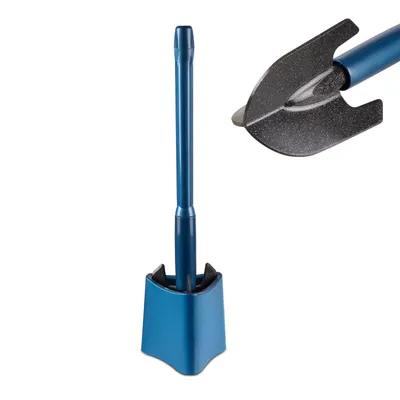 Produktbild von BEM Toinado WC-Bürste, Klobürste, Toilettenbürste mit Halter und Randreiniger für Bedezimmer, Bad und WC-Reiniger, befüllbarer Stiel mit Dosierung