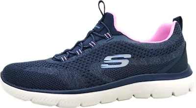Immagine prodotto di Skechers SUMMITS - NEW NATURE: Scarpe da ginnastica basse da donna, colore blu, ideali per il tempo libero