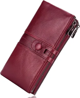 Obrázek produktu pro Roulens dámská peněženka velká vintage kůže RFID ochrana 13 slotů na karty