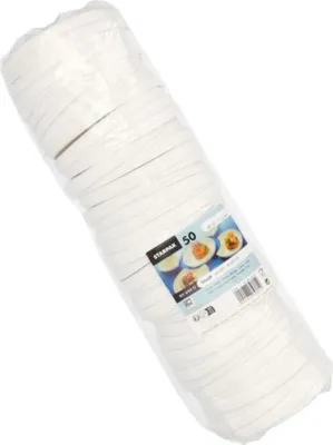 Produktbild von 50 Mehrweg-Teller rund Ø 12 cm · 1,2 cm weiss "Cella"