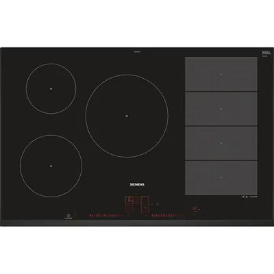 Produktbild von Siemens EX851LVC1F, Schwarz, Integriert, Zonen-Induktionskochfeld, Glaskeramik, 5 Zone(n), 5 Zone(n)