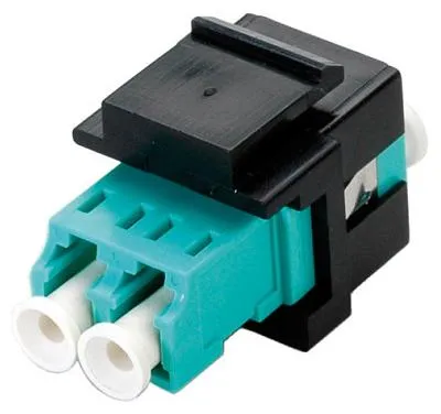 Image de ROLINE Keystone LWL-Adapter LC/LC Duplex Multimode OM3