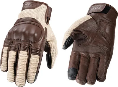 Image de Gants de moto Rokker Austin Mesh, beige, 3XL