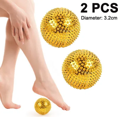 Produktbild von 2 Stück Massage-Kugeln Für wohltuende & entspannende Massagen oder als Skill-Ball zum Stressabbau  Massageball
