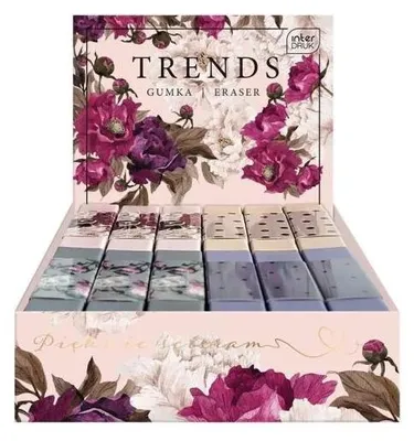 Zdjęcie produktu dla Gumka do ścierania Trends (24szt) - INTERDRUK