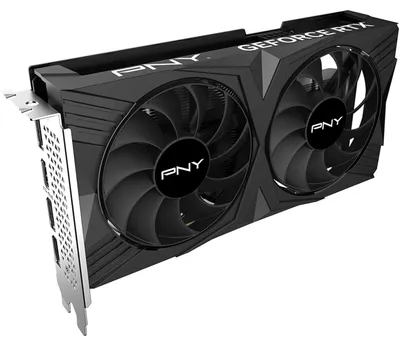 Image de PNY 8GB RTX4060 VERTO Dual Fan DLSS3 3xDP/HDMI GeForce RTX 4060 8GB VERTO Dual Fan DLSS 3 (VCG40608DFXPB1)