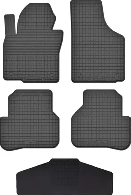 Produktbild von Gummi Fußmatten Set Für: Volkswagen Phaeton (2002-2016) Gummimatten Schwarz
