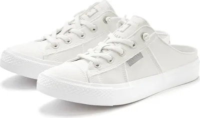 Produktbild von Elbsand Sneaker Sabot, Clog, Freizeitschuh, Halbschuh, Stoffschuh, Turnschuh weiß Größe 43
