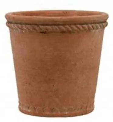 Produktbild von Donika Rustikale Zement-Übertopf Terrakotta 13x14 cm