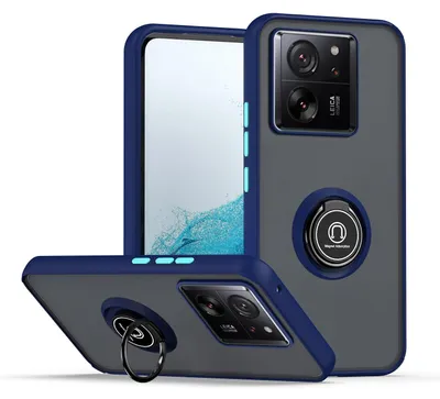 Immagine prodotto di Per Xiaomi 13 T / 13 T Pro Shadow Design TPU + PC Custodia protettiva Cover Custodia protettiva blu scuro / blu chiaro