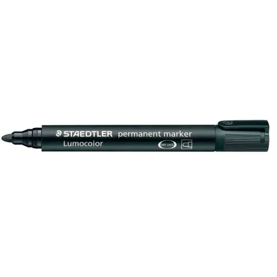 Produktbild von STAEDTLER Marker Lumocolor perm schwarz 10 Stück