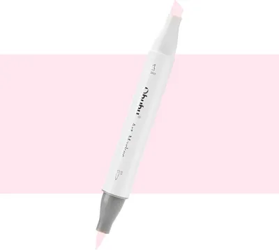 Obrázok produktu pre Obojstranný alkoholový popisovač Brush & Chisel OHUHU, RV260 Pink