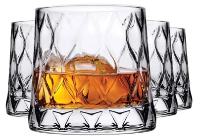 Produktbild von Pasabahce Leafy Whiskyglas 300 ml (10 oz) – 4er Set