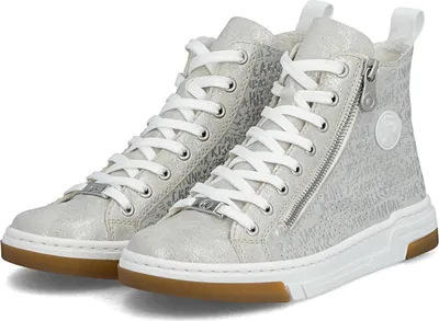 Produktbild von Rieker Damen Sneaker High Komfort N3945-40 Grey, Schuhgröße:40 EU