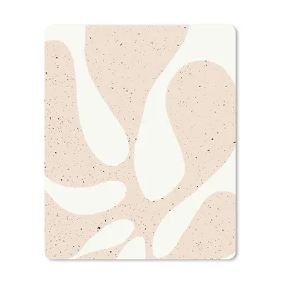 Produktbild von MuchoWow® Mauspad Mousepad Pflanzen - Abstrakt - Rosa - Pastell 19x23 cm - Mousepads - Maus Mat - Pad - Mausunterlage - Mauspads - Spielen
