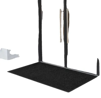 Zdjęcie produktu dla Mata przeciwpyłowa VEVOR, 1829x1219 mm, wycieraczka do użytku wewnątrz i na zewnątrz, mata czyszcząca z podkładem z PVC, mata do drzwi, zmywalna mata wejściowa do korytarzy, balkonów, garaży, w paski, szara